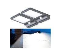 Spot mural solaire à LED - LUNARTEC - WL-122.solar - 350 lm - Détecteur de mouvement - Extérieur