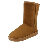 Spot On Bottes Mi Mollet Bout Ankle Fourrées F4406 Noir Tan Gris Foncé