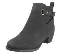 Spot On Bottines à Lacets Largeur Extra Large Zip Noir "F5R1259"