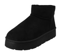 Spot On Bottines Ankle Casual à Enfiler Large Beige Noir F4R472