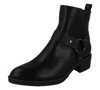 Spot On Bottines Basses Cuir Synthétique F51240 Sangle à Anneau