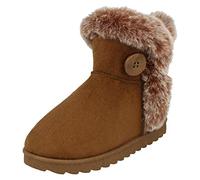 Spot On Bottines fourrées pour fille - - marron, 31 EU