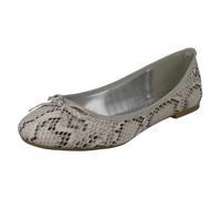 Spot On Femmes Serpent Imprimé Ballerines