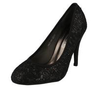 Spot On Femmes Talons Hauts Court Design En Dentelle