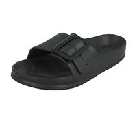 Spot On Mules à boucle plate pour femme, Noir , 41 EU