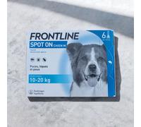 Spot On Pour M Chiens 6 Pipettes Anti Puces Tiques Poux Moyen Chien