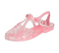 Spot On Sandale Jelly avec fermeture à boucle F0892 pour femme, rose, 37 EU