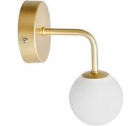 Spot patère doré boule en verre Bilbao Ostaria Doré G