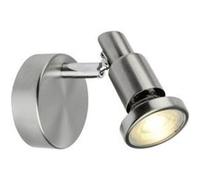 BRILLIANT lampe Ryan LED applique murale fer/chrome | 1x LED-PAR51, GU10, lampe à réflecteur LED 5W incluse, (380lm, 3000K) | Échelle A ++ à E | Tête pivotante