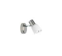 BRILLIANT lamp Luca spot mural fer/chrome/blanc | 1x R50, E14, 40W, adapté aux lampes à réflecteur (non incluses) | Échelle A ++ à E | Tête pivotante