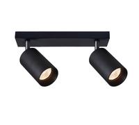 Spot pivotant EDO MALGA noir blanc plafonnier applique murale GU10 LED