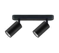 Maclean Energy Lampe plafond/murale MCE452 B Aluminium Noir GU10