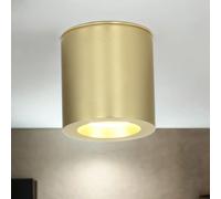 Spot Plafonnier Aluminium Bain 8,5 CM Atours IP44 GU10 Laiton