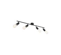 - Spot plafonnier design métal Martha - 4 Ampoules - Noir - Martha