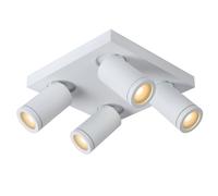 Spot Plafonnier Métal Blanc Flexible 2200 K B:24 Cm Salon