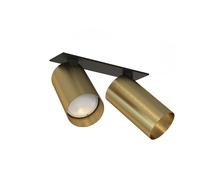 Spot Plafonnier Plafonnier Encastré B: 17Cm 2-Flamme GU10 Laiton