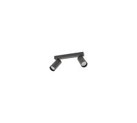 Spot Plafonnier Umbra Gris Aluminium Couloir GU10 32 CM Mobile