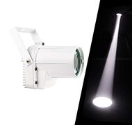 Spot pour boules disco - Spot LED blanc - Pour moteurs à boules disco - 3 W - Pour fêtes