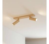 Spot pour plafond Arcchio Brinja Slim, café, à 2 lampes, GU10 MR11 Slim Arcchio, dimmable, marron, Couloir, Aluminium, Moderne, Spot
