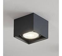 Spot Pour Plafond Led Mabel, Carré, Gris Foncé Gris