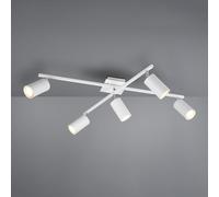 Spot Pour Plafond Marley, Blanc Mat, 5 Lampes Blanc