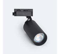 LEDKIA LIGHTING Spot à Douille sur Rail Monophasé Runn pour Ampoule GU10 Noir GU10