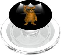 Spot rétro en Forme de Chat Rockstar PopSockets PopGrip pour MagSafe