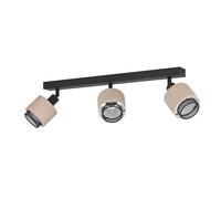 Spot ROSLEY E14 3X40W en acier noir 430x90x185mm
