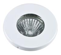 Spot salle de bain étanche blanc pour ampoule halogène ou LED - LAMPESECOENERGIE