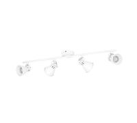Spot SERAS 1 GU10 4X3W en acier blanc 770x65mm