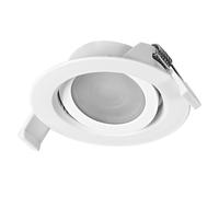 Osram Spot Set Spot LED encastrable DIM 4,9 W 120° Blanc, lot de 3 spots de plafond dimmables bord arrière, blanc chaud IP20