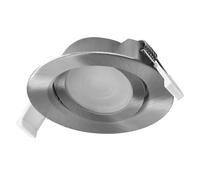Spot Set Spot LED encastrable DIM 4,9 W 120° nickel satiné, lot de 3 spots de p