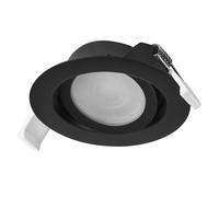 Osram Spot LED encastrable Spot Set DIM 4,9W 120° noir lot de 3 blanc chaud