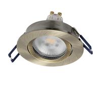 Osram Spot LED encastrable Spot Set 6W dimmable 500 lm 2700K laiton patiné 85 mm lot de 3 IRC≥80