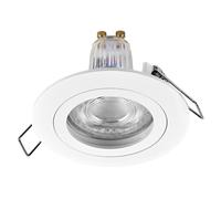Osram Spot Set Spot LED encastrable GU10 4,5 W White Click, blanc chaud 2700 K, aluminium, installation facile par clic, lot de 3