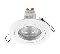 Osram Spot Set Spot LED encastrable GU10 4,5 W White Click, blanc chaud 2700 K, aluminium, installation facile par clic, lot de 3