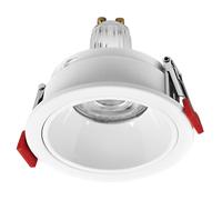 Osram Spot Set Spot LED encastrable GU10 Press 4,5 W Blanc, 400 lm 2700 K Blanc chaud, IRC ≥ 80, acier-plastique, lot de 3