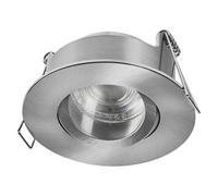 Osram Spot Set Spot LED encastrable IP65 Press 840 nickel satiné, 4,5 W 4000 K blanc neutre, pièce humide, lot de 3