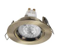 Osram Spot Set Twistlock Spot LED encastrable flexible en laiton, 2,6 W, 2 700 K, blanc chaud, aluminium, système Twistlock