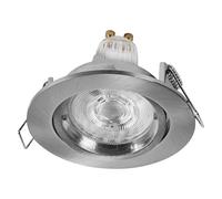 Spot Set Twistlock Spot LED encastrable flexible nickel satiné, 2,6 W 2700 K blanc chaud, aluminium, système Twistlock