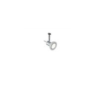 Spot sheela pour câble dc sans ampoule - 12v - 10w - gu5. 3 - chrome mat / opale - metal/verre - dimmable