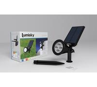 Spot solaire 2 en 1 de 4 LEDs : 4