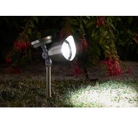 Spot solaire à piquer Mega 10 lumens - Acier inoxydable - 33x17.5CM