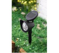 Spot solaire en plastique - 3 LED - Noir - GALIX