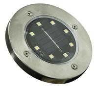 EZSOLAR Spot Solaire encastrable 8 LEDs 12 lumens x2