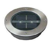 Spot solaire encastrable rond à LED LUGO