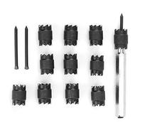 Spot Soud Cutter Set à haute vitesse Rotary Rotary Spot Spot Bit de dissolvant outil d'alimentation double face pour la réparation du corps automobile et le travail métallique 3/8