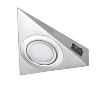 Spot sous meuble - KANLUX - ZEPO - Chrome mat - Acier - Verre - G4 130x130mm