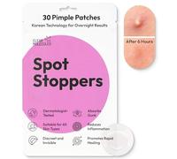Spot Stoppers Lot de 30 patchs hydrocolloïdes anti-acné, couvrant les points invisibles, patchs d'acné, patchs pour le visage