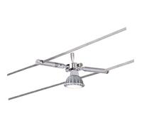 Spot sur câble - Paulmann - Togo - Chrome - Max. 10 W GU5,3 - Design contemporain